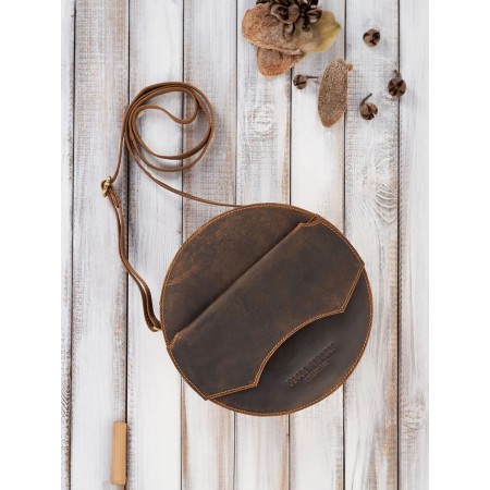 Sac en cuir naturel model 191525 Galanter