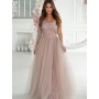 Robe longue model 192637 Bicotone