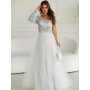 Robe longue model 192638 Bicotone