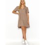 Robe de jour model 192948 Makadamia