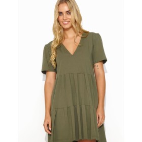 Robe de jour model 192949 Makadamia