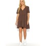 Robe de jour model 192950 Makadamia