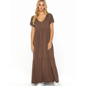 Robe de jour model 192954 Makadamia