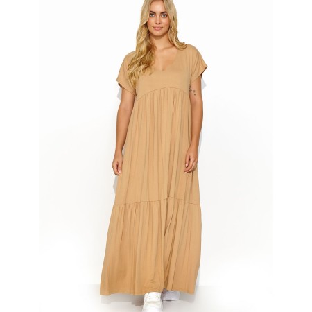 Robe de jour model 192956 Makadamia