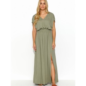 Robe de jour model 193204 Makadamia