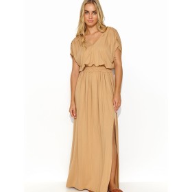 Robe de jour model 193207 Makadamia