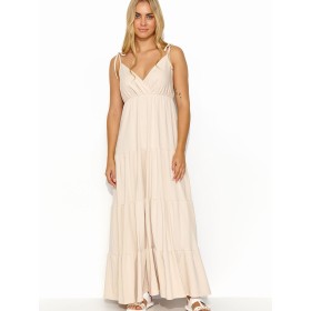 Robe de jour model 194317 Makadamia