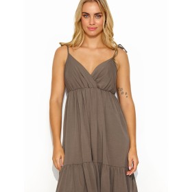 Robe de jour model 194336 Makadamia