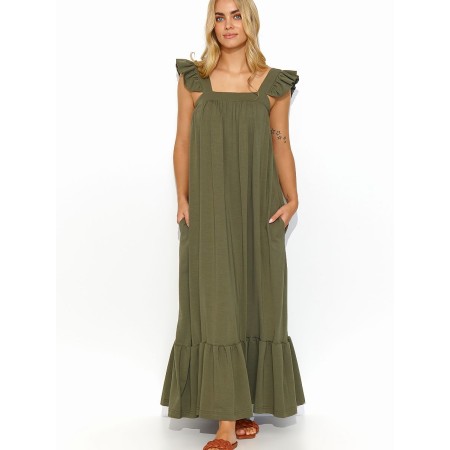 Robe de jour model 194342 Makadamia