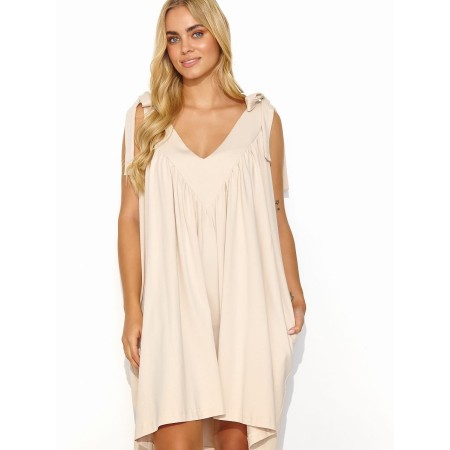 Robe de jour model 194348 Makadamia