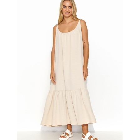 Robe de jour model 195004 Makadamia