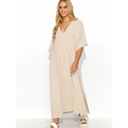 Robe de jour model 195015 Makadamia