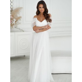 Robe longue model 196092 Bicotone