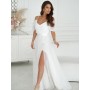 Robe longue model 196092 Bicotone
