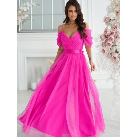 Robe longue model 196094 Bicotone