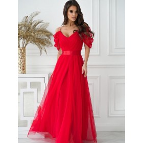 Robe longue model 196096 Bicotone