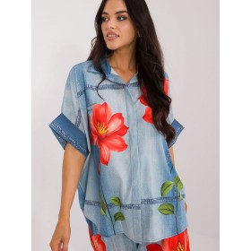 Chemise manche courte model 198386 Italy Moda