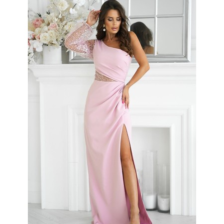 Robe longue model 198818 Bicotone