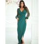 Robe longue model 199011 Bicotone