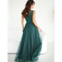 Robe longue model 199326 Bicotone