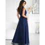 Robe longue model 199330 Bicotone