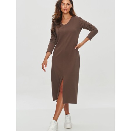 Robe de jour model 200063 Makadamia