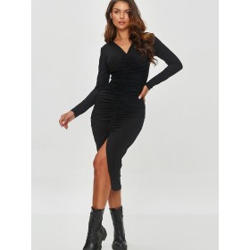 Robe de jour model 200071 Makadamia