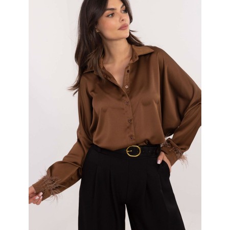 Chemise manche longue model 203104 Italy Moda