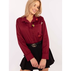 Chemise manche longue model 204357 Italy Moda