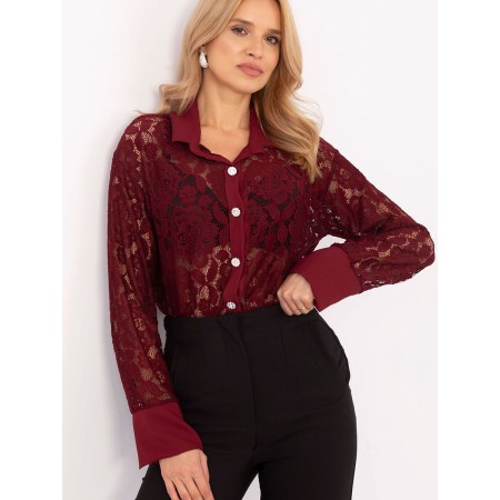 Chemise manche longue model 204971 Italy Moda