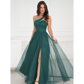 Robe longue model 208533 Bicotone
