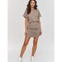 Robe de jour model 209740 Makadamia