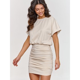 Robe de jour model 209741 Makadamia