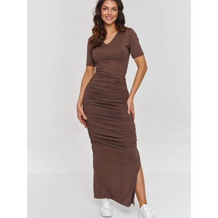 Robe de jour model 209749 Makadamia