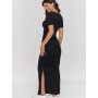 Robe de jour model 209750 Makadamia