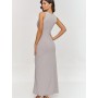 Robe de cocktail model 210718 Makadamia