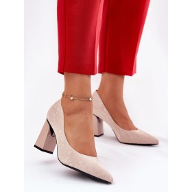 Escarpins talon large model 212335 Step in style