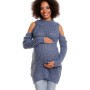 Chandail grossesse model 84340 PeeKaBoo