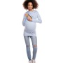Sweatshirt grossesse model 84457 PeeKaBoo