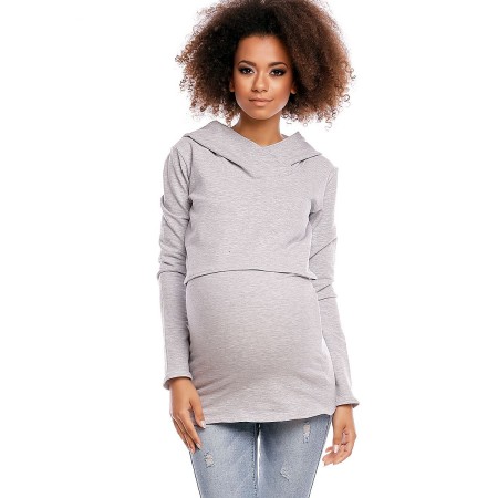 Sweatshirt grossesse model 84459 PeeKaBoo