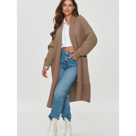 Cardigan model 201794 Makadamia