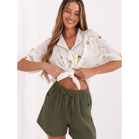Chemise manche courte model 213781 Italy Moda